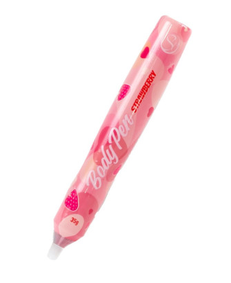 Stylo corporel bodypaint comestible fraise 